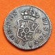 @RARA@ ESPAÑA Rey CARLOS III 1/2 REAL 1773 CF Ceca de SEVILLA KM.410.2 MONEDA DE PLATA Carolus III Spain silver colonial coin
