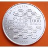 PORTUGAL 1000 ESCUDOS 1997 II CENTENARIO DEL CREDITO PUBLICO KM.703 MONEDA DE PLATA SC-