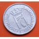 . @MUY RARA@ NORUEGA 5 ORE 1920 ESCUDO y SIGLAS DEL Rey HAAKON VII KM.368.A MONEDA DE HIERRO Norway