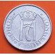 . @MUY RARA@ NORUEGA 5 ORE 1920 ESCUDO y SIGLAS DEL Rey HAAKON VII KM.368.A MONEDA DE HIERRO Norway