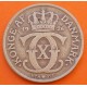DINAMARCA 2 KRONER 1926 HCN.GJ CORONA y SIGLAS DEL REY CHRISTIAN X KM.825.1 MONEDA DE LATON MBC Denmark 2 Coronas