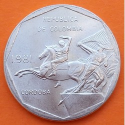 COLOMBIA 10 PESOS 1981 ISLAS DE SAN ANDRES y PROVIDENCIA KM. 270 MONEDA DE NICKEL EBC+