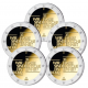 . 1 aaaaaaaaaacoin @09/OCTUBRE Envío@ ALEMANIA 2 EUROS 2025 A+D+F+G+J UNIDAD 5 MONEDAS CONMEMORATIVAS SC Germany 2€