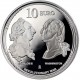 . 1 aaaaaaaacoin @08/OCTUBRE Envío@ ESPAÑA 10 EUROS 2025 BANDERAS y ÁGUILA EN COLORES Revolutionary War MONEDA DE PLATA FNMT