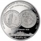 . 1 aaaaaaaacoin @08/OCTUBRE Envío@ ESPAÑA 10 EUROS 2025 COLUMNARIO & AMERICAN DOLLAR Revolutionary War MONEDA DE PLATA FNMT