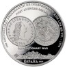 . 1 aaaaaaaaacoin @ENVÍO HOY@ ESPAÑA 10 EUROS 2025 COLUMNARIO & AMERICAN DOLLAR Revolutionary War MONEDA DE PLATA FNMT