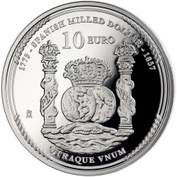 . 1 aaaaaaaacoin @08/OCTUBRE Envío@ ESPAÑA 10 EUROS 2025 COLUMNARIO & AMERICAN DOLLAR Revolutionary War MONEDA DE PLATA FNMT