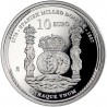 . 1 aaaaaaaacoin @08/OCTUBRE Envío@ ESPAÑA 10 EUROS 2025 COLUMNARIO & AMERICAN DOLLAR Revolutionary War MONEDA DE PLATA FNMT