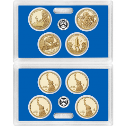 . 1 aaaaaacoin x 2025 UNITED STATES $1 COIN PROOF SET 4 monedas ESTADOS UNIDOS 1 DOLAR 2025 S American Innovation
