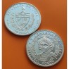 @Tirada 2.000@ CUBA 50 PESOS 1990 CRISTOBAL COLON V CENTENARIO DEL DESCUBRIMIENTO AMERICA KM.294 MONEDA DE 5 ONZAS PLATA PURA