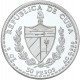 . 5 Onzas x CUBA 50 PESOS 1990 REINA ISABEL LA CATÓLICA - DESCUBRIMIENTO AMERICA KM.296 MONEDA DE PLATA PURA Tirada 2.000