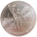 @LA DE LA FOTO@ MEXICO 1 ONZA 1990 ANGEL LIBERTAD MONEDA DE PLATA PURA silver coin OZ OUNCE CÁPSULA R/1