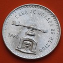 @PRECIOSA@ MEXICO 1 ONZA 1980 BALANZA KM.M49 MONEDA DE PLATA SC + IMPERFECCIONES Una Onza Troy OZ R/3