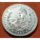 . 5 Onzas x CUBA 50 PESOS 1990 REINA ISABEL LA CATÓLICA - DESCUBRIMIENTO AMERICA KM.296 MONEDA DE PLATA PURA Tirada 2.000