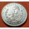 . 5 ONZAS DE PLATA PURA 999 x CUBA 50 PESOS 1990 REINA ISABEL LA CATÓLICA - DESCUBRIMIENTO AMERICA KM.296 Tirada 2.000 monedas