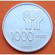 ARGENTINA 1000 PESOS 1977 SEDES - MUNDIAL DE FUTBOL 1978 KM.78 MONEDA DE PLATA SC- FIFA WORLD CUP