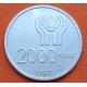 ARGENTINA 2000 PESOS 1977 ESCUDOS - MUNDIAL DE FUTBOL 1978 KM.78 MONEDA DE PLATA SC- FIFA World Cup
