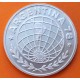 ARGENTINA 3000 PESOS 1977 MUNDIAL DE FUTBOL 1978 - MAPA KM.77 MONEDA DE PLATA SC 0,72 Onzas
