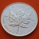 CANADA 5 DOLARES 2003 HOJA DE ARCE MONEDA DE PLATA PURA $5 Dollars Coin 1 ONZA OZ OUNCE MAPLE LEAF cápsula