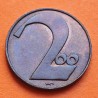 AUSTRIA 200 KRONEN 1924 CRUZ Época 1ª REPUBLICA 1919 a 1934 KM.2833 MONEDA DE BRONCE SC- Österreich R/1