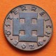 AUSTRIA 200 KRONEN 1924 CRUZ Época 1ª REPUBLICA 1919 a 1934 KM.2833 MONEDA DE BRONCE SC- Österreich R/1
