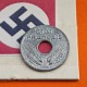 FRANCIA 10 CENTIMOS 1941 VICHY FRENCH STATE (21mm) KM.898 MONEDA DE ZINC III Reich OCUPACION NAZI WWII