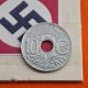 FRANCIA 10 CENTIMOS 1941 Tipo LINDAUER @CMES CON RAYA - 1941 SIN PUNTOS@ KM.896 MONEDA DE ZINC III Reich OCUPACION NAZI