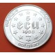 @Tirada 11.000@ BELGICA 5 ECUS 1988 EMPERADOR CARLOS V KM.166 MONEDA DE PLATA PROOF Belgium silver 5 ECU 1988