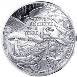 . 1 aaaacoin 4 MONEDAS x FRANCIA 10 EUROS 2025 AÑO DE JULIO VERNE El Arte de la Pluma PLATA ESTUCHE Tirada 3.000