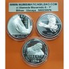 US VETERANS 3 monedas x ESTADOS UNIDOS 1 DOLAR 1994 P VIETNAM WAR US VETERANS MEMORIAL PLATA PROOF USA silver dollar ESTUCHE