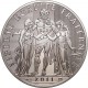. 1 aaaaacoin @A SU VALOR FACIAL@ FRANCIA 100 EUROS 2011 HERCULES MONEDA DE PLATA 900 mls. 47 mm. 50 gramos