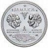 JAMAICA 10 DOLARES 1972 MANLEY & BUSTAMANTE 10 AÑOS INDEPENDENCIA KM.36 MONEDA DE PLATA PROOF 1,46 ONZAS