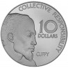 GUYANA 10 DOLARES 1976 CUFFY 10 AÑOS DE INDEPENDENCIA KM.44A MONEDA DE PLATA PROOF Caribe silver coin 1,29 ONZAS
