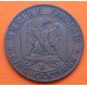 FRANCIA 5 CENTIMOS 1856 Letra B ROUEN NAPOLEON III KM.777.2 MONEDA DE BRONCE MBC- France 5 Centimes