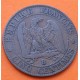 FRANCIA 5 CENTIMOS 1856 Letra B ROUEN NAPOLEON III KM.777.2 MONEDA DE BRONCE MBC- France 5 Centimes