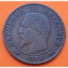 FRANCIA 5 CENTIMOS 1856 Letra B ROUEN NAPOLEON III KM.777.2 MONEDA DE BRONCE MBC- France 5 Centimes