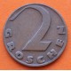 AUSTRIA 2 GROSCHEN 1928 CRUZ y VALOR KM 2525 MONEDA DE BRONCE MBC- Österreich