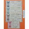 @RAROS@ BILBAO Serie de 4 Billetes 5+25+50+100 PESETAS 1936 GOBIERNO DE EUZKADI Guerra Civil en Euskadi BANCO DE ESPAÑA T/5