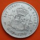 ESPAÑA 5 PESETAS 1890 * 18 90 MPM REY ALFONSO XIII MONEDA DE PLATA (DURO) KM.689 Spain silver coin R/5