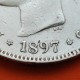 ESPAÑA 5 PESETAS 1897 * 18 97 SGV REY ALFONSO XIII KM.707 MONEDA DE PLATA (DURO) Spain silver R/3