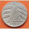 ALEMANIA 5 RENTENPFENNIG 1924 A CEREALES República del WEIMAR KM.38 MONEDA DE LATON SC- Germany 5 Rpf.