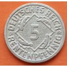 ALEMANIA 5 RENTENPFENNIG 1924 A CEREALES República del WEIMAR KM.38 MONEDA DE LATON EBC- Germany 5 Rpf.