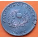 Province of NOVA SCOTIA - CANADA 1/2 PENIQUE 1832 REY JORJE IV @MUESCAS@ MONEDA DE BRONCE Half Penny TOKEN
