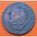 Ciudad de MANCHESTER - INGLATERRA 1/2 PENIQUE 1793 NAVIGATOR DH.135 MONEDA DE COBRE Half Penny TOKEN