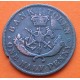 BANK OF UPPER CANADA 1/2 PENNY 1852 SAN JORGE y DRAGÓN @MUESCA@ MONEDA DE BRONCE Half Penny Token