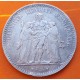 FRANCIA 5 FRANCOS 1875 A Ceca de PARIS Era 3ª REPUBLICA TRES GRACIAS KM.820 MONEDA DE PLATA MBC @PÁTINA ANTIGUA@