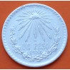 MEXICO 1 PESO 1924 GORRO FRIGIO KM.455 MONEDA DE PLATA MBC- Mejico silver coin ESTADOS UNIDOS MEXICANOS R/1