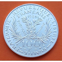 FRANCIA 100 FRANCOS 1984 MARIE CURIE PREMIO NOBEL KM.955B MONEDA DE PLATA EBC/SC- France 100 Francs silver