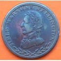 CANADA 1/2 PENIQUE 1813 WELLIGTON FIELD MARSHALL MONEDA DE COBRE Half Penny Token
