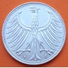 ALEMANIA 5 MARCOS 1963 G AGUILA y VALOR KM.112.1 MONEDA DE PLATA MBC- Germany BRD 5 Marks silver